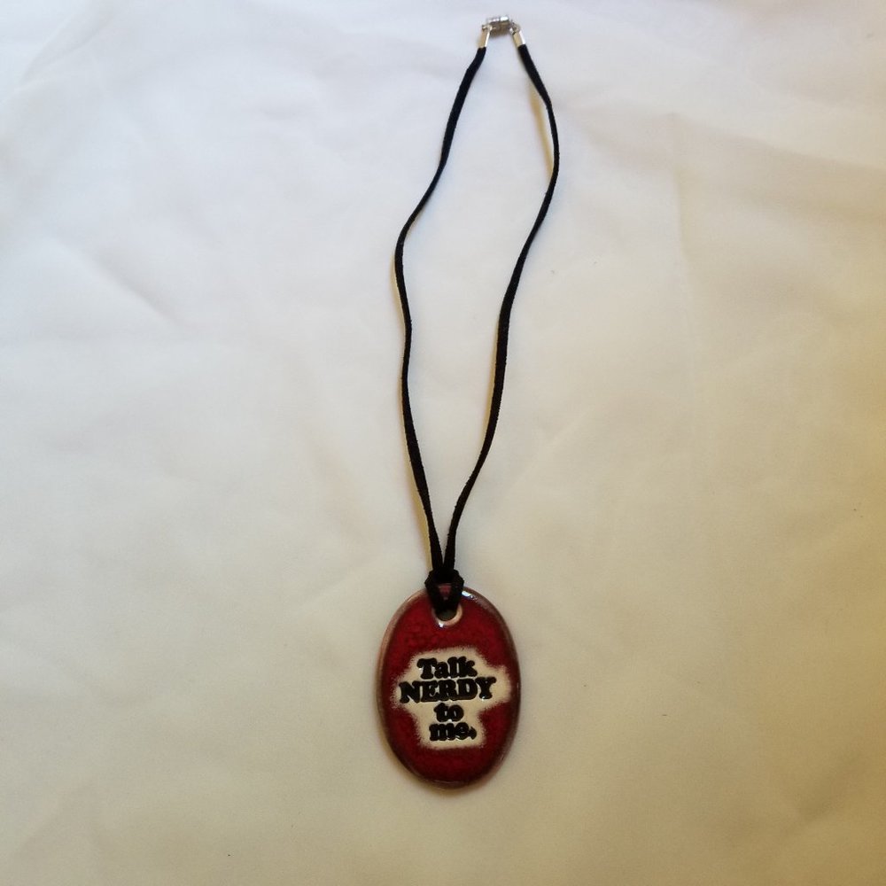 Handmade Pendant Ceramic Necklace